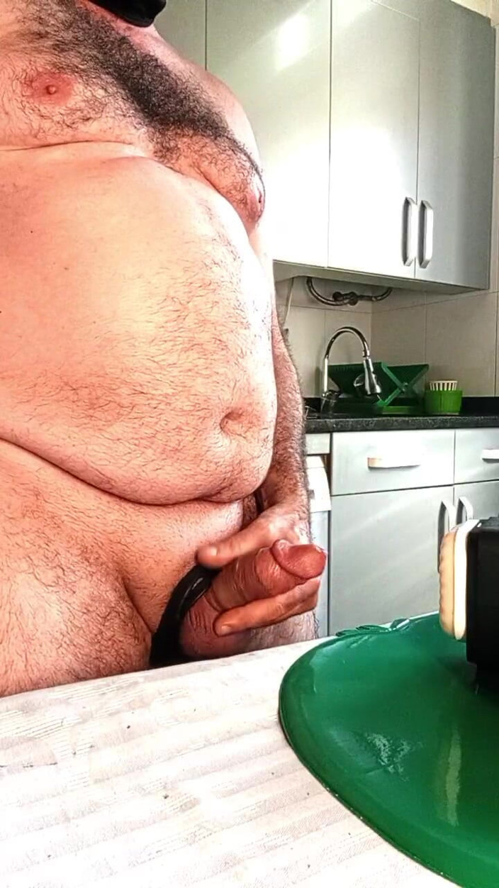 Xauencaliente: Chubby with Big Fat Cock, Fucking My Ass with Huge...