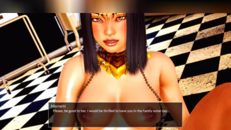 3DXXXTEEN2 Cartoon: Pauwaanbidding, Egyptische stijl. 3D porno tekenfilmseks