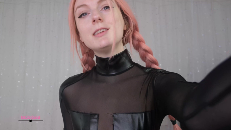 Destination Kat: Shiny Bodysuit JOI