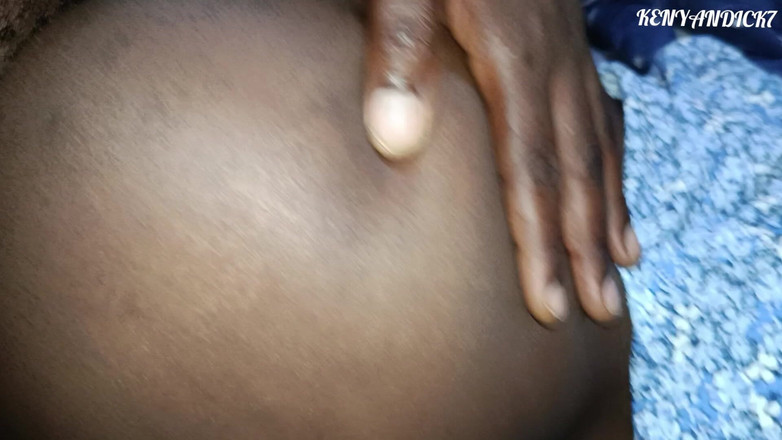 Kenyan Dick: Pareja africana noche de sexo antes de acostarse