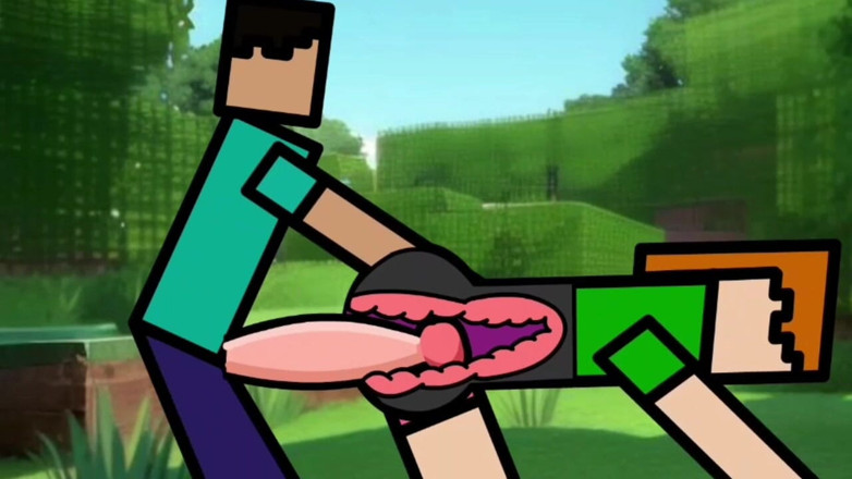 Animate golden: Steve Fucks Alex (wytrysk wewnętrzny)