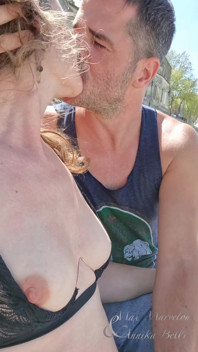 Risky Public Outdoor Make Out in France (very Hot)