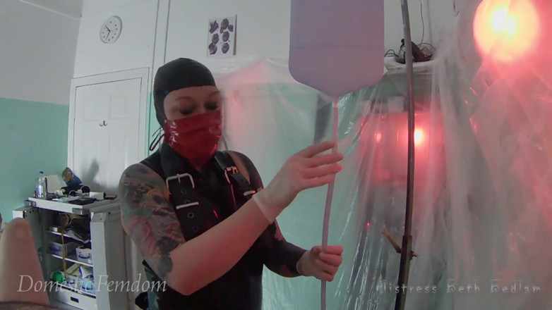 Domestic femdom: Modified Part 1 - Stapling up the Mangina