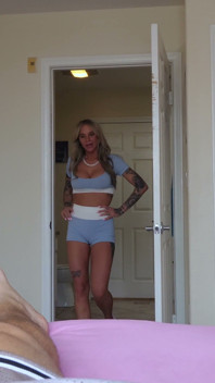 Busty Blonde Kaci Kennedy Savors a Creampie After Sensual Sexercise