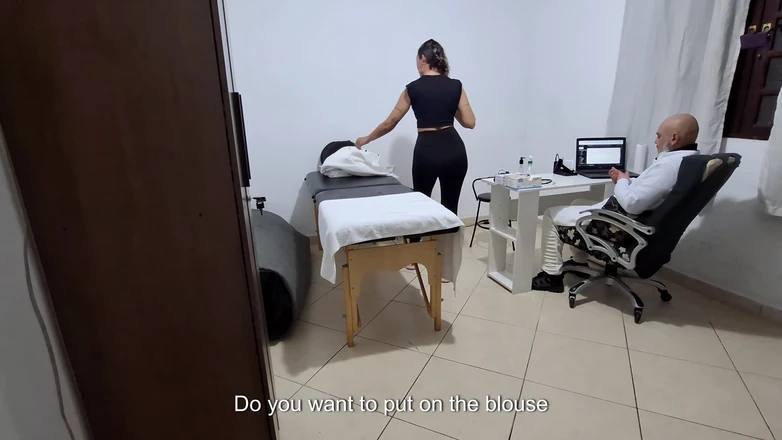 Gabi SweetCouplesStories: A MILF Gets Fingered by the Proctologist During an Anal...