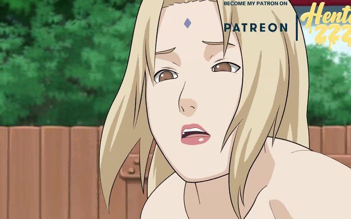 Hentai ZZZ: Sasuke neukt Tsunade op zijn hondjes Naruto Hentai