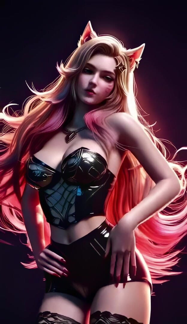 3D-Hentai Games: Ahri的激情舞蹈