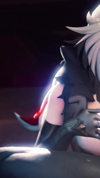 Arleccino From Genshin Impact Gives Hilichurl the Best Boob Job