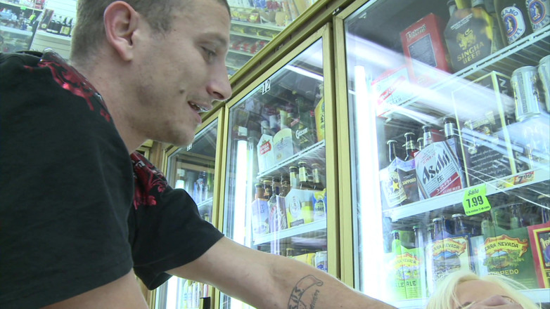18 CLUB: Hard fuck in liquer store