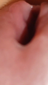 Hot Stepdaddy in Close-up of the Inside of the Glans!