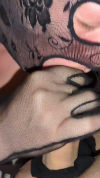 Encasement kouření Mit Nylon Maske