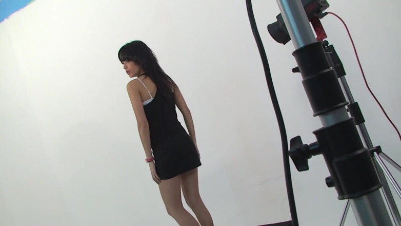 SEXUAL SIN TEENS: Latina photographer taking photos of a teen in her studio....