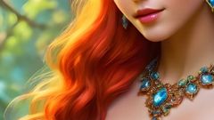 Beautiful Big Breasted Nude Elf Girl with Blackberry