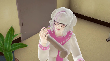 Waifu club 3D: Chica universitaria masturbarse la polla del maestro en la biblioteca