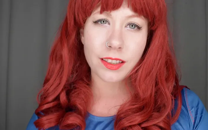 Deanna deadly: Evil supergirl needs your cum red lipstick tease and JOI