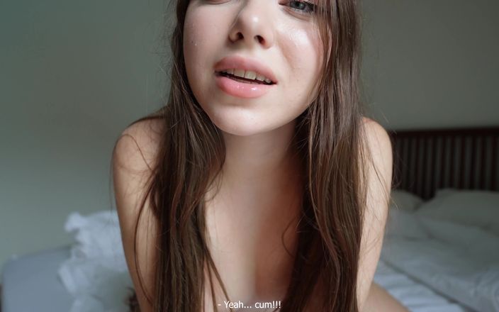 Arina_Love: Bruna dai capelli lunghi ISTRUZIONI per e controllo della masturbazione