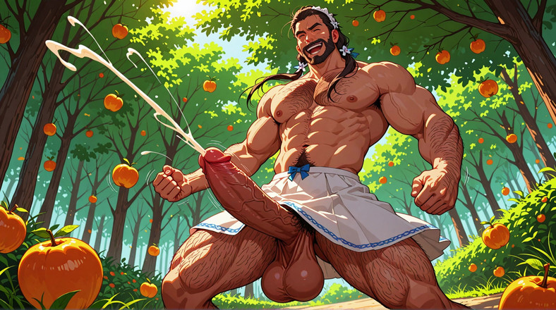 Erotic Man: स्कर्ट पहनी हॉट मांसपेशियों वाले पुरुष ai xxx