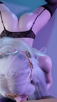 Regina cu păr alb se fute cu solidul ei - Hentai 3D necenzurat (v87)