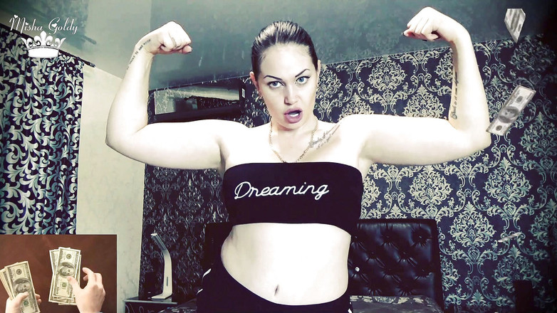 Goddess Misha Goldy: Clip rút cạn 2 phút cho ví trước bắp tay to...