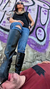 Sweet Submission: Cake on the Mistress’s Boots