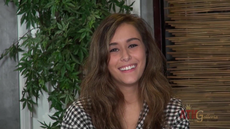 ATKIngdom Fans: First time interview for cute young brunette Anastasia Black