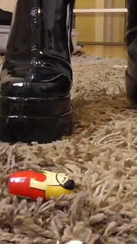 Crushing matryoshka doll!