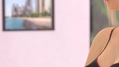Helping the Hotties 16 - Alex Watching Belle While She Masturbating Uding Her Dildo in Her Romm at Night