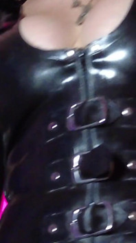 Eva Latex 橡胶礼服单人女主人调教捆绑SM 熟女
