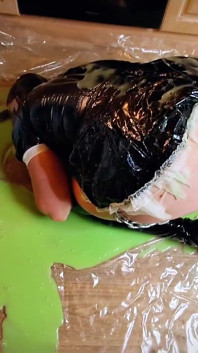 Chained and Gagged Maid Gunge