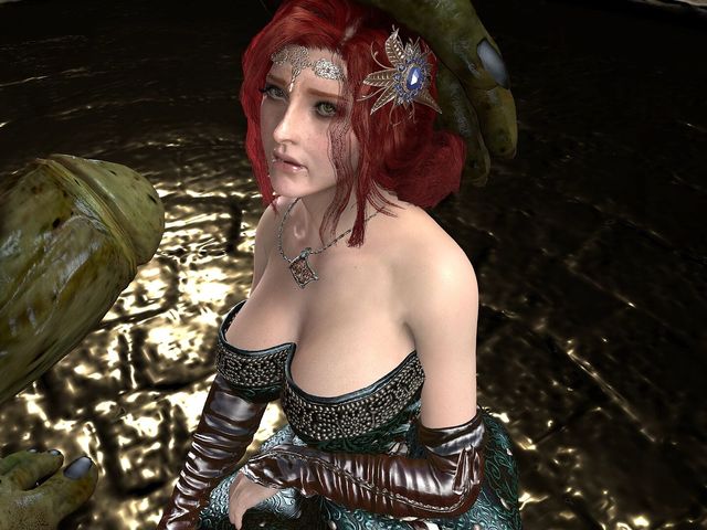 Triss Merigold Fucked and Bred by Giant Green Orc (JubeiKibaFH)