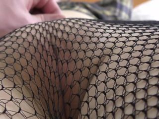 My Boobs: POV Boobs Play and pussy and Ass in FishNet Pantyhose