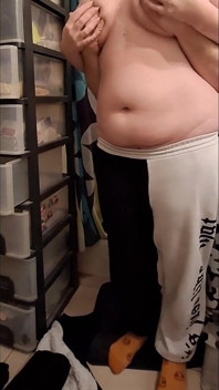 Big Tits Kneaded in Bathroom - Shower Sex