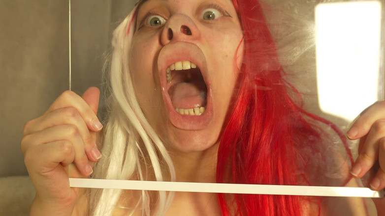 AmayaMori: Desafío de la nariz de cerdo - diversión de vidrio en...