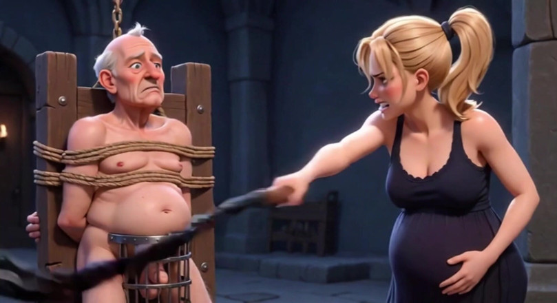 Anime Hentai: Patetický muž CBT ponížení - klec cudnosti a těžké bičování