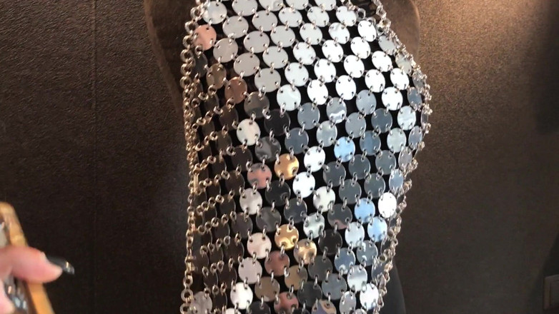Amalie von Stein: Chainmail prova Luna design by ero chains