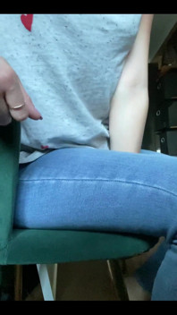 Wriggling in My Day Jeans and No Knickers