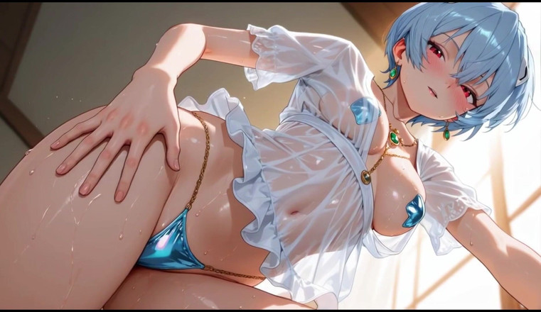 Ianimedia: Ai Anime Girl Rei Ayanami Hot Sexy Outfits Show Compilation