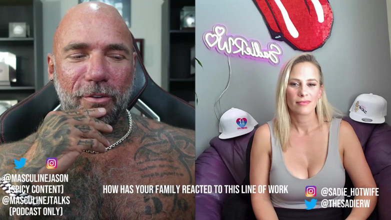 Raw and Uncensored with Masculine Jason: Mărturisiri de vedete porno - soția sexy Sadie (episodul 153)