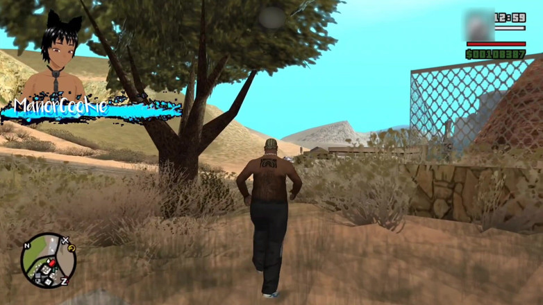 Manor Cookie: Gta San Andreas, гарячий кавовий мод - Барбара, гарячий поліцейський займається сексом з cj в камері