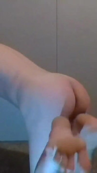 Showing off My Hungry Bootycheeks and Lickable Toes & Soles