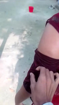 Village Girl's Bathing Video