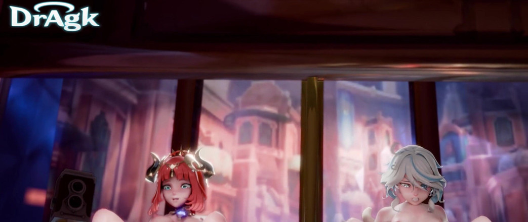 DrAgk: Furina en Nilou worden geneukt door Hilichurls Genshin-impact Hentai animatie...