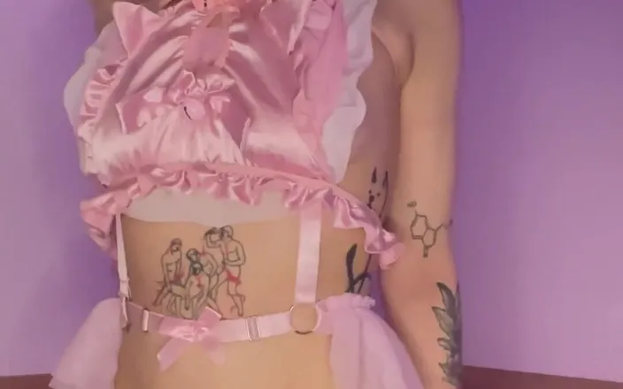 Soft Vulgar: Cute Petite Teen in Pink Lingerie 5