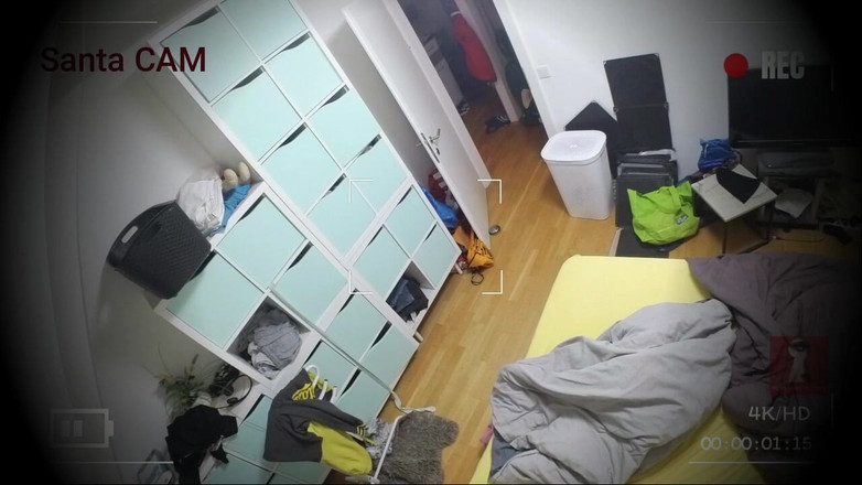 Hersecretlover: 老婆圣诞老人背着圣诞老人和他的精灵出轨——20分钟圣诞内射性交