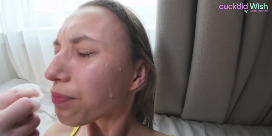 Joss for Cuckold wish: Casal de 19 anos em desejo de corno em ação completa