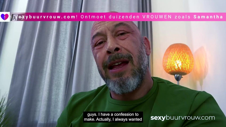 Sexy Buurvrouw: 彼女はとても美しいです:脂肪の女性が犯された(オランダから)