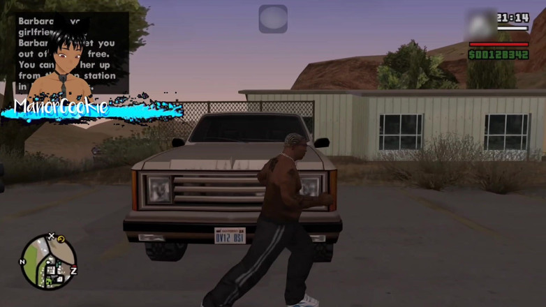 Manor Cookie: Gta San Andreas 핫한 커피 모드 - Barbara, 셀에서 CJ와 섹스하는 핫한 경찰