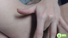 Risky Hairy Couple: Ibu tiri bermain dengan pepek berbulu