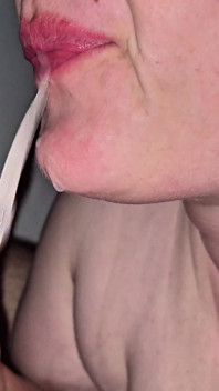 She Doesn't Stop Licking My Dick All Smeared