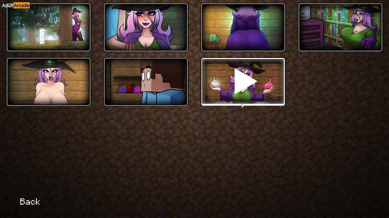 LewdArcade: Hornycraft Gallery Sex Scenes Collection [part 05] Minecraft Parody Porn Game Play